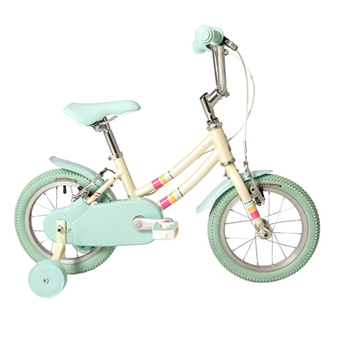 Front view of the Raleigh Pop 14 inch kids bike for girls with stabilisers in colour white Pop - 14 inch Wheel Kids Bike Pop - 14 inch Wheel Kids Bike Pop - 14 inch Wheel Kids Bike Pop - 14 inch Wheel Kids Bike Add to comparison POP - 14 INCH WHEEL KIDS BIKE LOW STEP