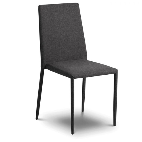 Jazz Fabric Dining Chair Slate Grey