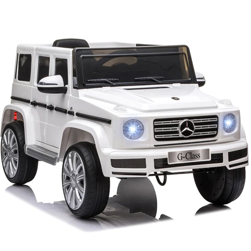 Homcom – Kids Electric Car – Mercedes Benz G500 12v in White