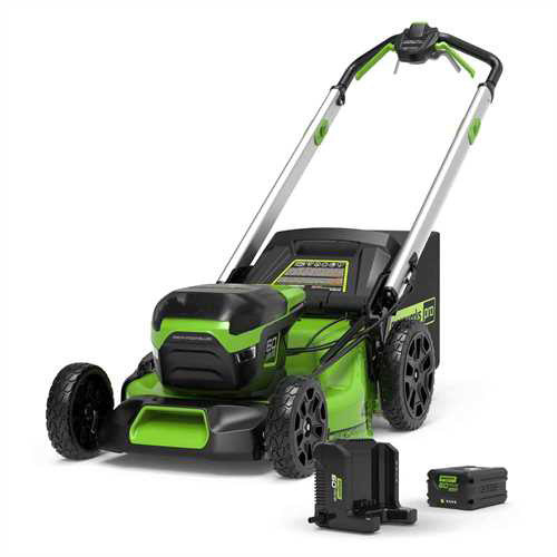 Greenworks 60V Self Propelled Cordless Lawnmower With 4Ah Battery & Charger