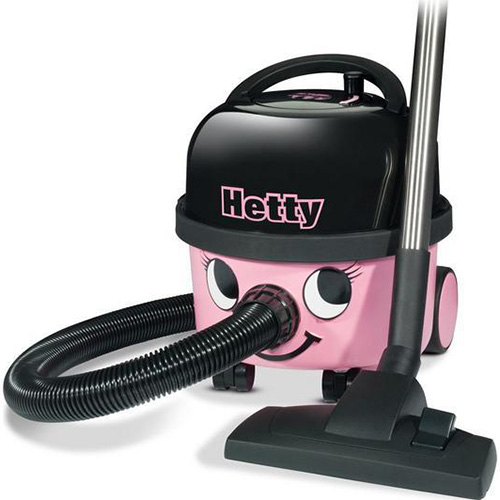 NUMATIC Hetty  Cylinder Bagged Vacuum Cleaner – Pink