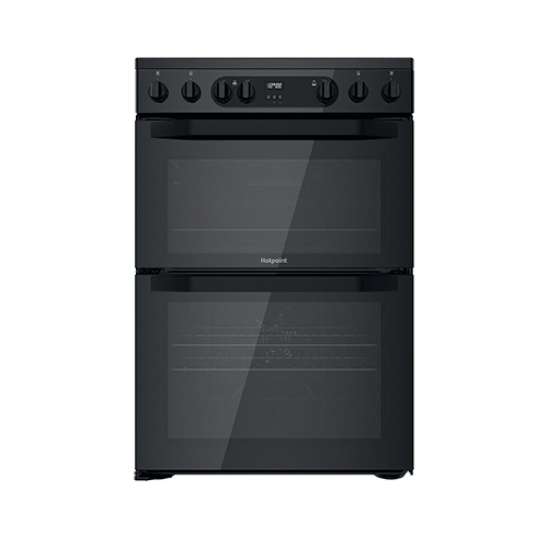 Hotpoint HDM67V9CMB Electric Ceramic Double Cooker 60cm