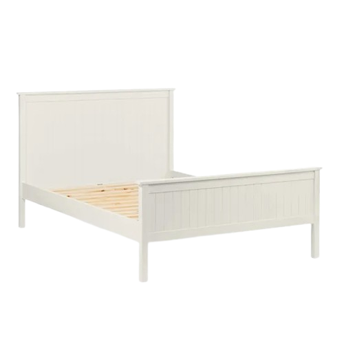 Julian Bowen King Size Maine White Bed Frame