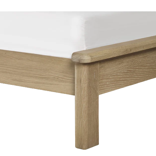 Julian Bowen Memphis Limed Oak Double Bed