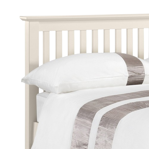 Julian Bowen Barcelona Bed in solid pine with low foot end, Shaker style design
