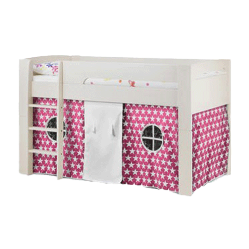 Pink Pluto Star Tent – play tent for mid-sleeper bed