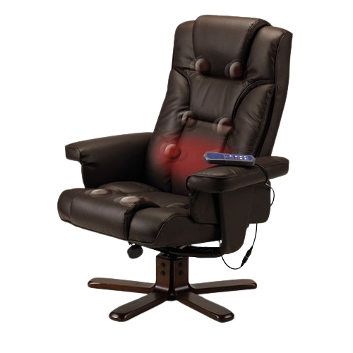 Comfortable Julian Bowen Malmo chair with massage and reclining features