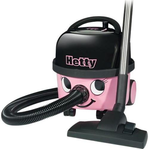 NUMATIC Hetty  Cylinder Bagged Vacuum Cleaner – Pink
