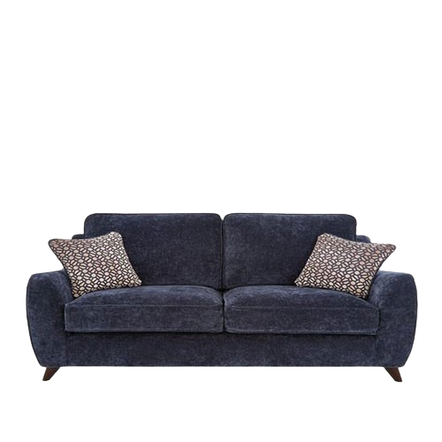 Varley 2 Seater Sofa in soft touch velvet fabric with elegant design and supportive seating.