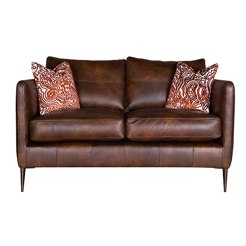 The Warren Brown 3 Seater Sofa combines contemporary design with comfortable, cushioned seating, perfect for family living rooms.