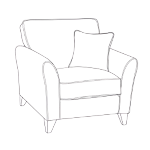Buoyant Utopia standard chair with plush cushions and contemporary design