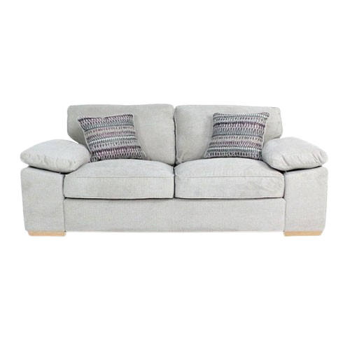 Buoyant Dexter 2-Seater Sofa with deep cushions, padded arms, and coordinating scatter cushion in modern living room.