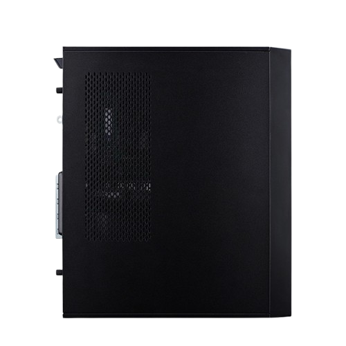 Side view of Nitro 20 compact gaming desktop with Intel i5 processor and NVIDIA RTX 3050 graphics.