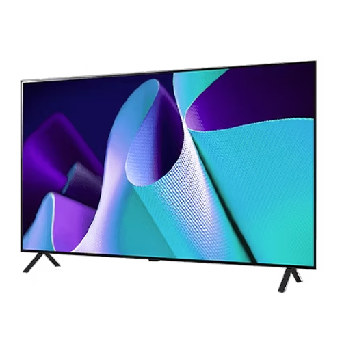 LG 55-inch OLED B4 4K Smart TV (2024) with α8 AI Processor, Dolby Vision, Dolby Atmos, and webOS 24 interface.