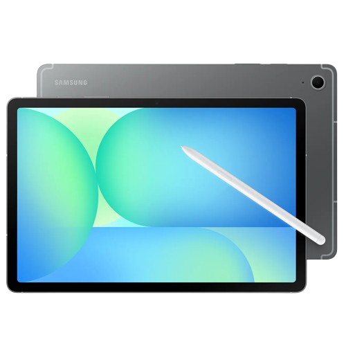 Samsung Galaxy Tab S10 FE WiFi 128GB Tablet with WUXGA+ display, S Pen, and 13MP camera – Silver.