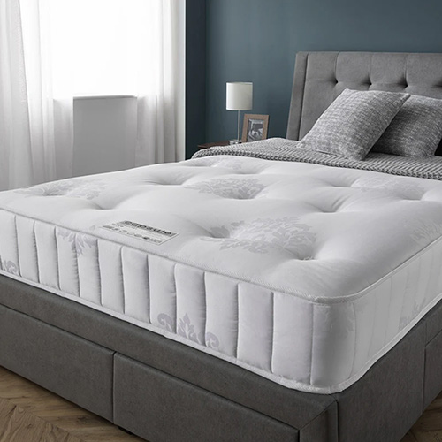 Capsule Elite Mattress with 1000 pocket springs and damask fabric.