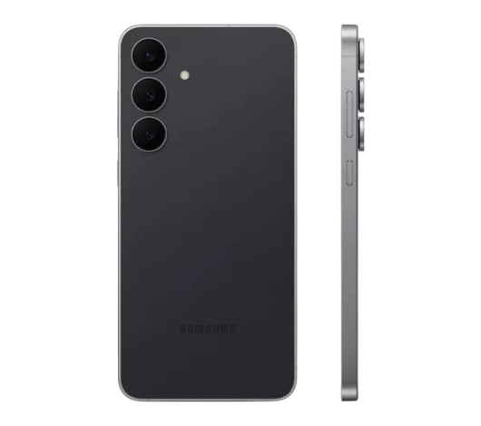 Samsung Galaxy S25 FE smartphone with 50MP triple camera and 6.7-inch AMOLED display.