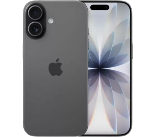 Apple iPhone 17 showcasing its 6.3-inch ProMotion display and Dual Fusion camera system.