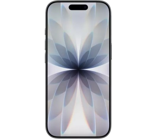 Apple iPhone 17 showcasing its 6.3-inch ProMotion display and Dual Fusion camera system.