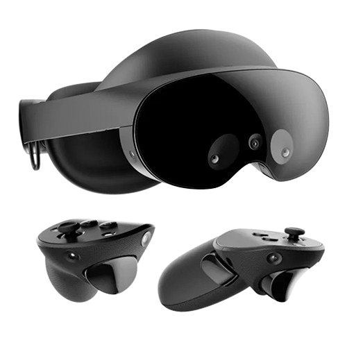 Meta Quest Pro virtual reality headset with advanced features