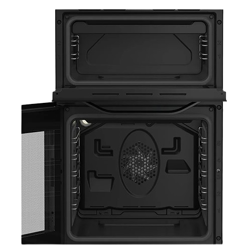 Hotpoint black 50cm freestanding cooker with ceramic hob