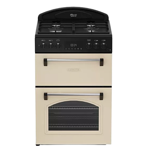 Leisure dual fuel cooker with conventional oven