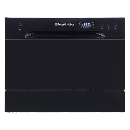 Russell Hobbs tabletop dishwasher compact 6 place settings freestanding with 6 programmes