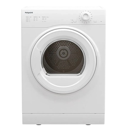 Hotpoint H1D80WUK 8kg vented tumble dryer white with multiple drying programmes