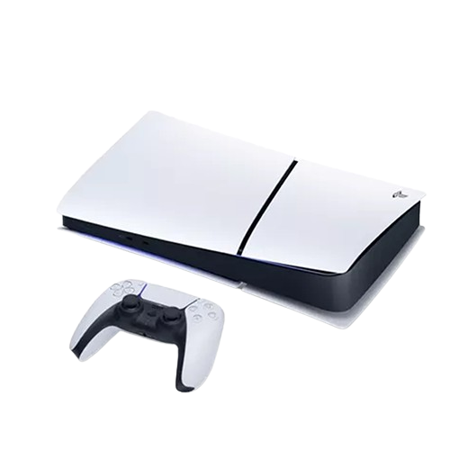 Sony PlayStation 5 Slim console with DualSense controller 4K gaming