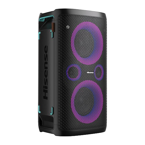 Hisense Party Storm 300W Bluetooth speaker with lights and karaoke mode