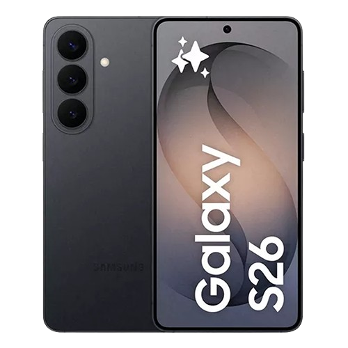 Samsung Galaxy S26 smartphone with 50MP camera and AMOLED display