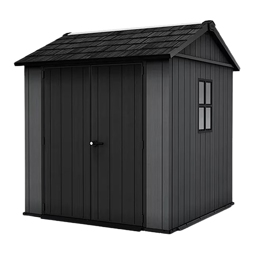 Keter Newton Plus garden shed with Evotech panels and skylight