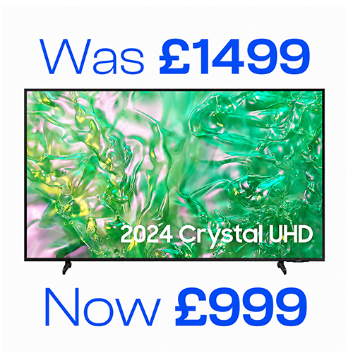 Samsung 85” Crystal UHD DU8000 4K Smart TV