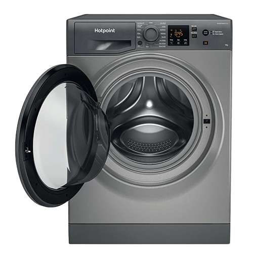 Hotpoint 9kg 1400 Spin Anti-Stain Washing Machine in Graphite
