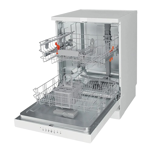 Hotpoint white freestanding dishwasher