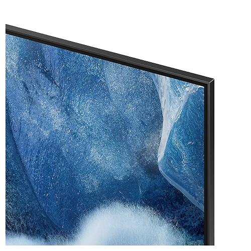 Samsung 65-inch QLED 4K Smart TV with slim design and adjustable stand